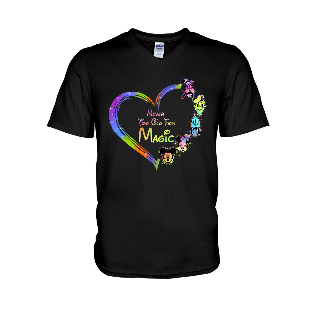 Never Too Old For Magic - Personalized Mouse T-shirt and Hoodie