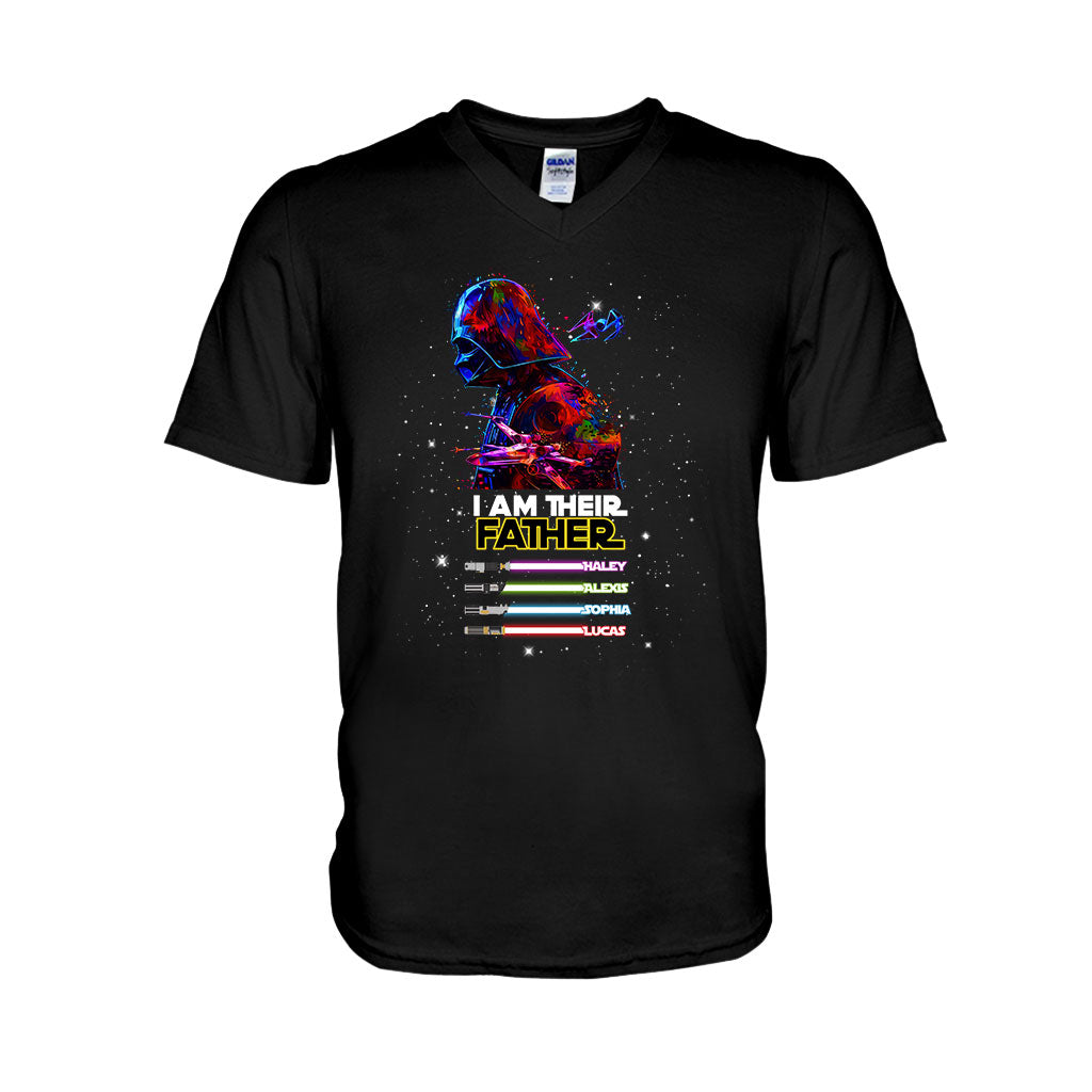 I Am Their Father Darth Vader Lightsaber Personalized Star Wars Shirt - Star Wars Family T-shirt and Hoodie