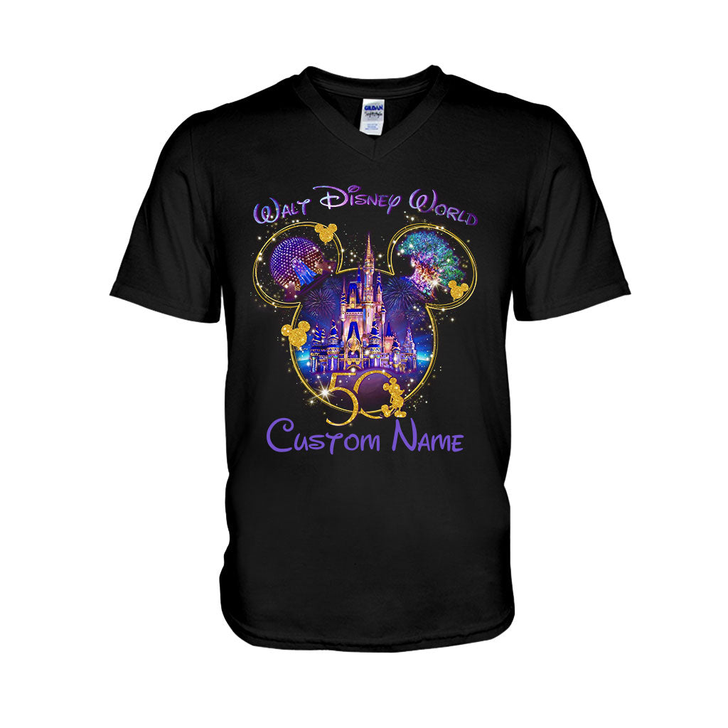Magical World - Personalized Christmas Mouse T-shirt and Hoodie
