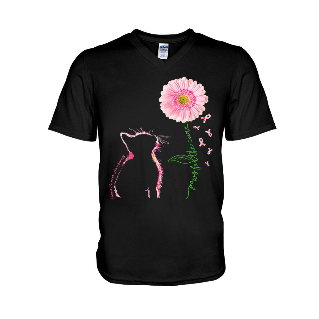 Paws For The Cure - Breast Cancer Awareness T-shirt and Hoodie