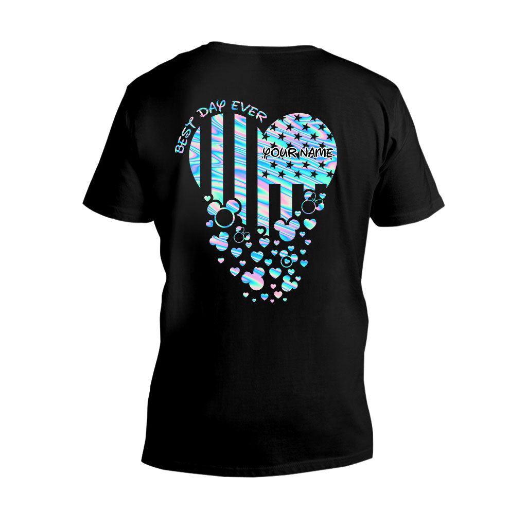 Best Day Ever Proud Mouse Ears - Personalized Independence Day T-shirt and Hoodie