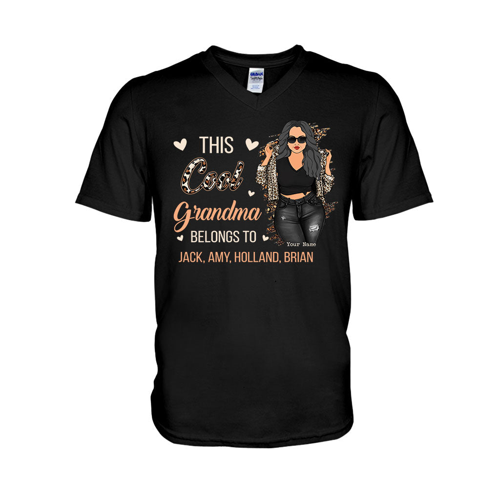 This Cool Grandma Belongs To - Personalized Grandma T-shirt and Hoodie