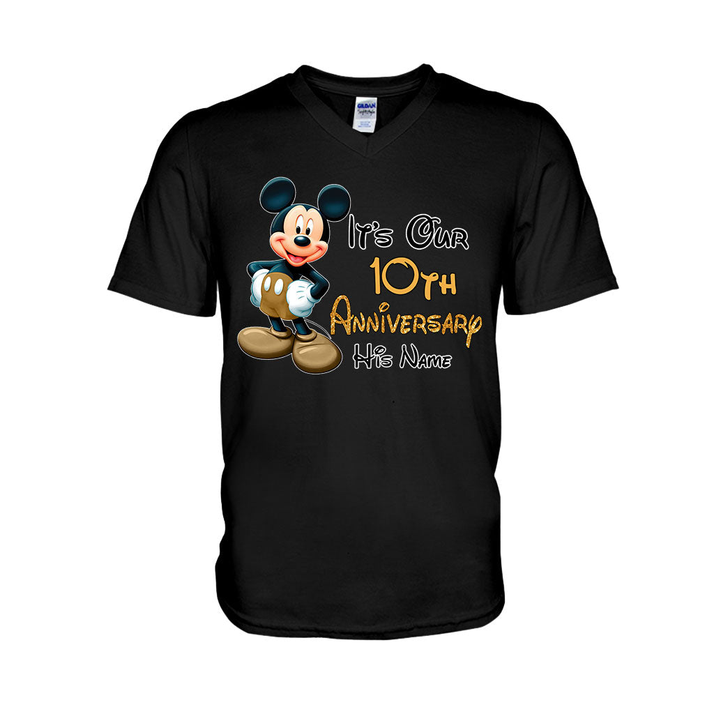 It's Our Anniversary - Personalized Mouse T-shirt and Hoodie