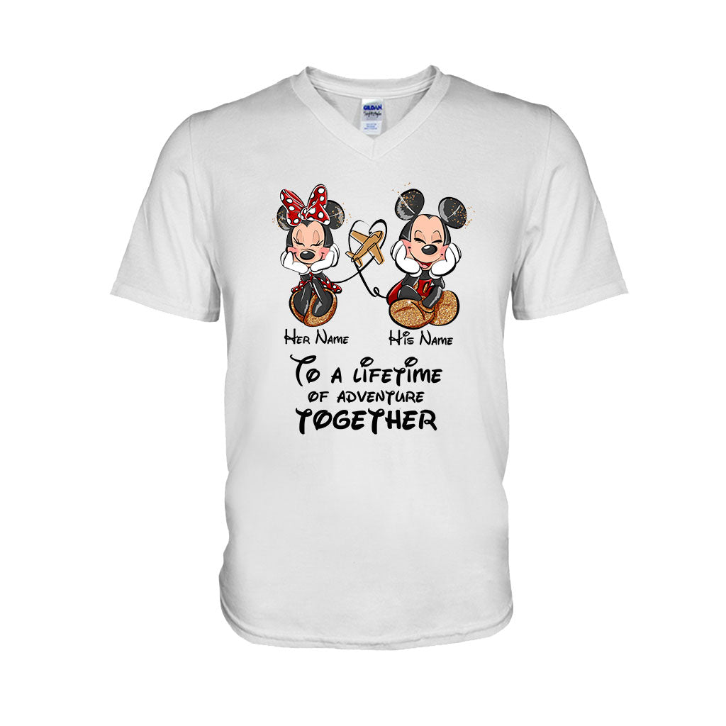 To A Lifetime Of Adventure Together - Personalized Mouse T-shirt and Hoodie