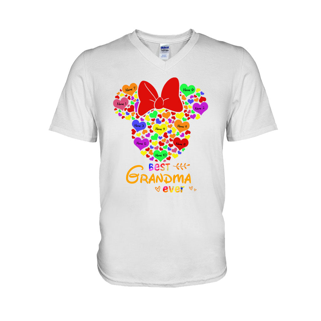 Best Grandma Ever - Personalized Mother's Day Mouse T-shirt and Hoodie