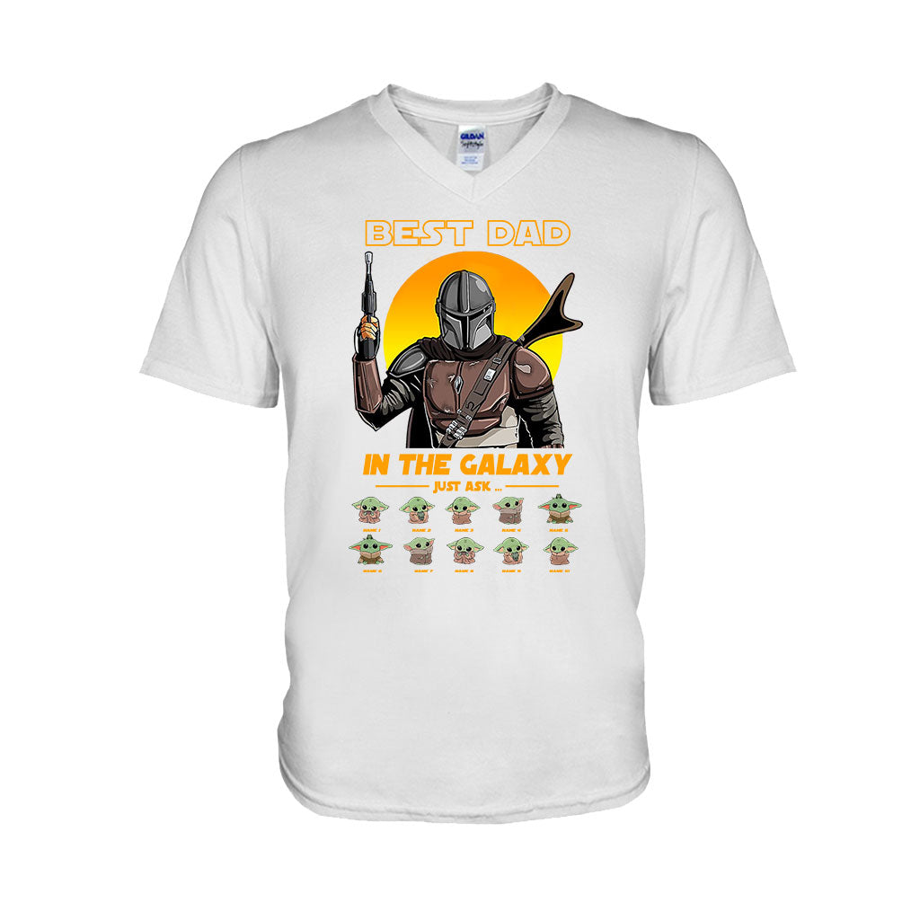 Best Dad In The Galaxy - Personalized Father's Day T-shirt and Hoodie