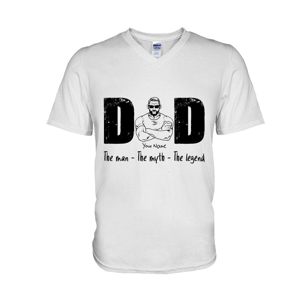 The Man The Myth The Legend - Personalized Father T-shirt and Hoodie