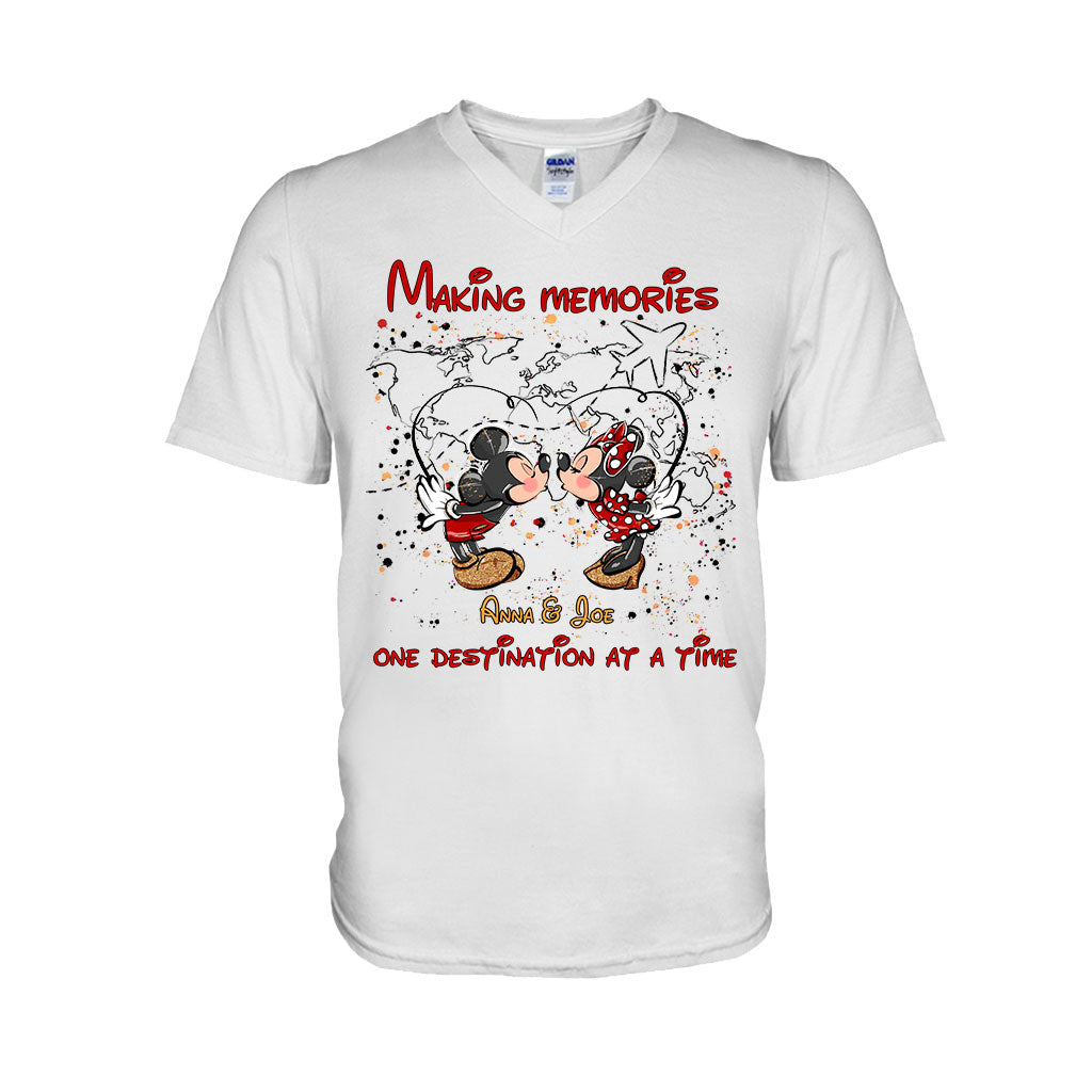 Making Memories One Destination At A Time - Personalized Mouse T-shirt and Hoodie