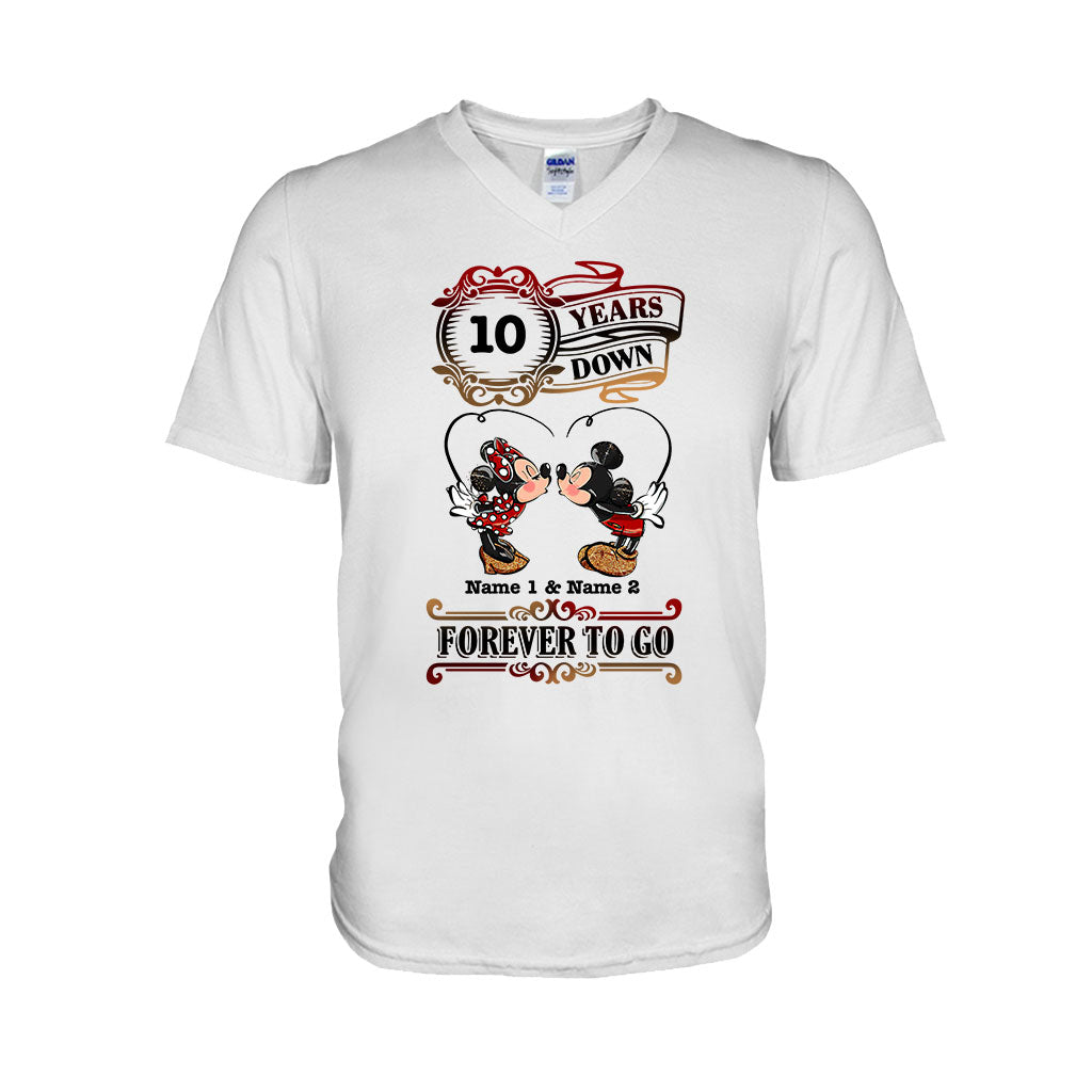 Forever To Go - Personalized Couple Mouse T-shirt and Hoodie