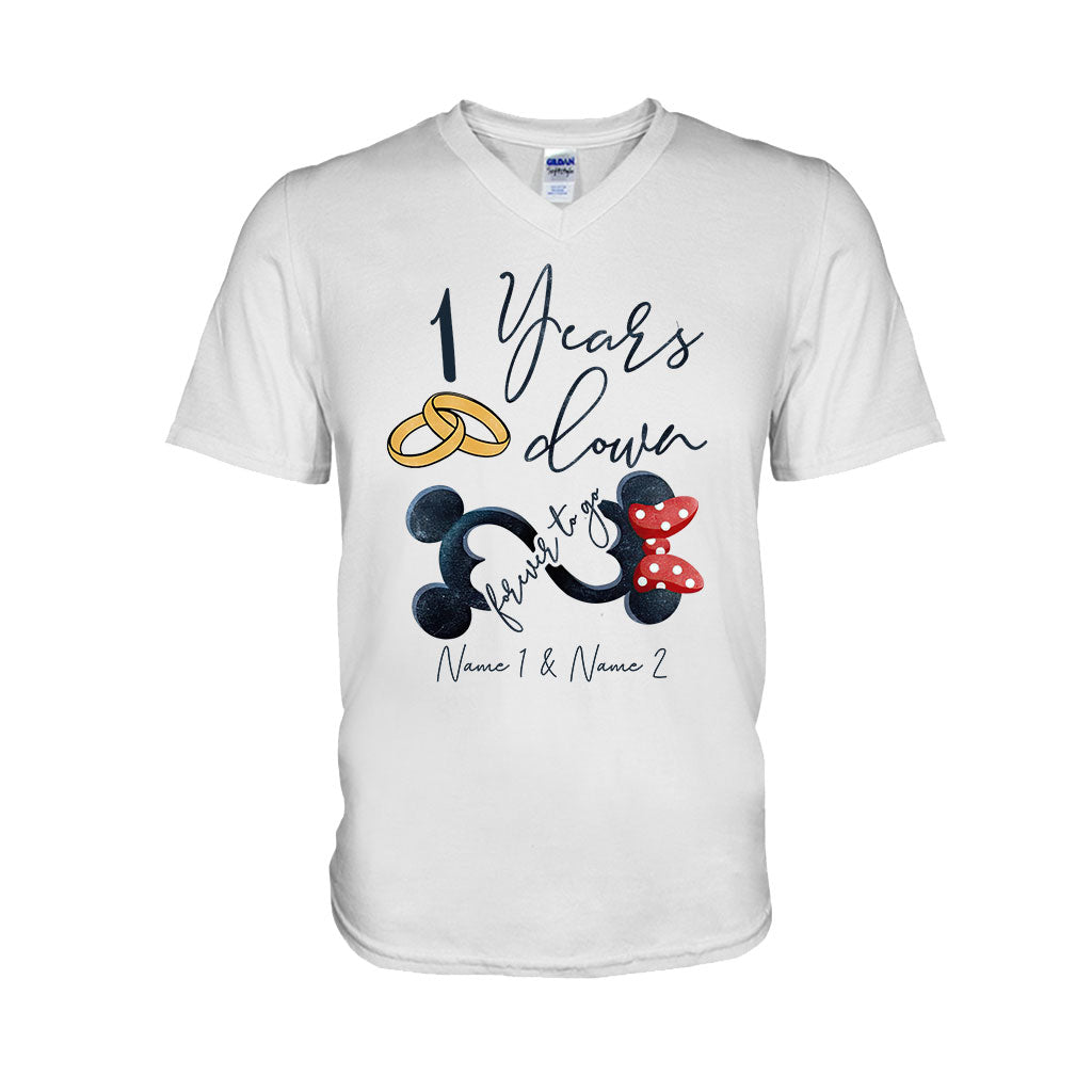 Forever To Go - Personalized Couple Mouse T-shirt and Hoodie