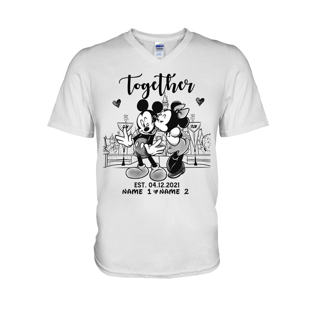 Better Together - Personalized Couple Mouse T-shirt and Hoodie