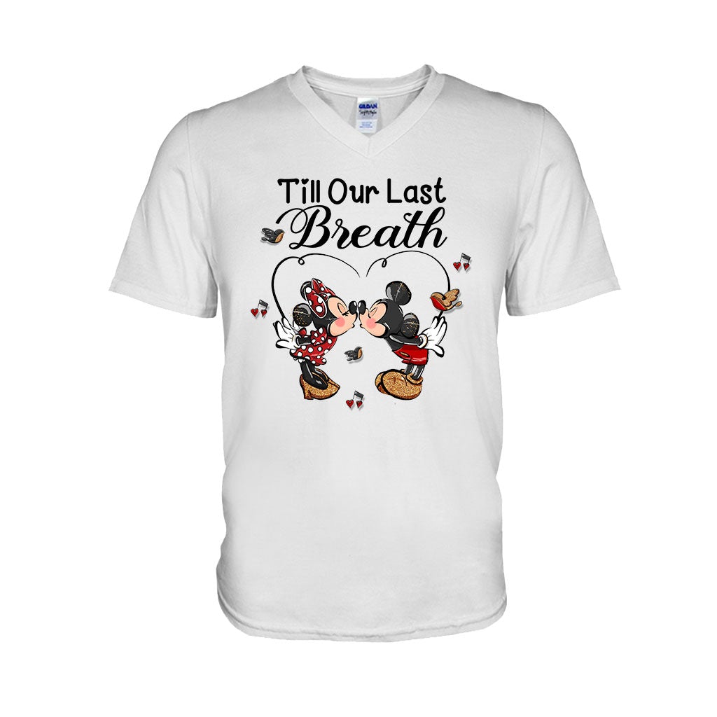 From Our First Kiss Till Our Last Breath - Personalized Mouse T-shirt and Hoodie
