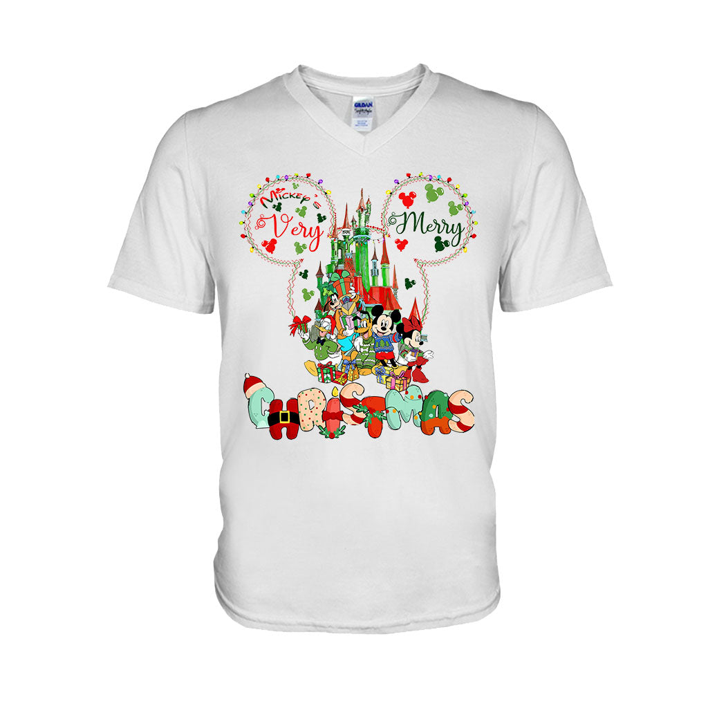 Merry Christmas - Christmas Mouse T-shirt and Hoodie