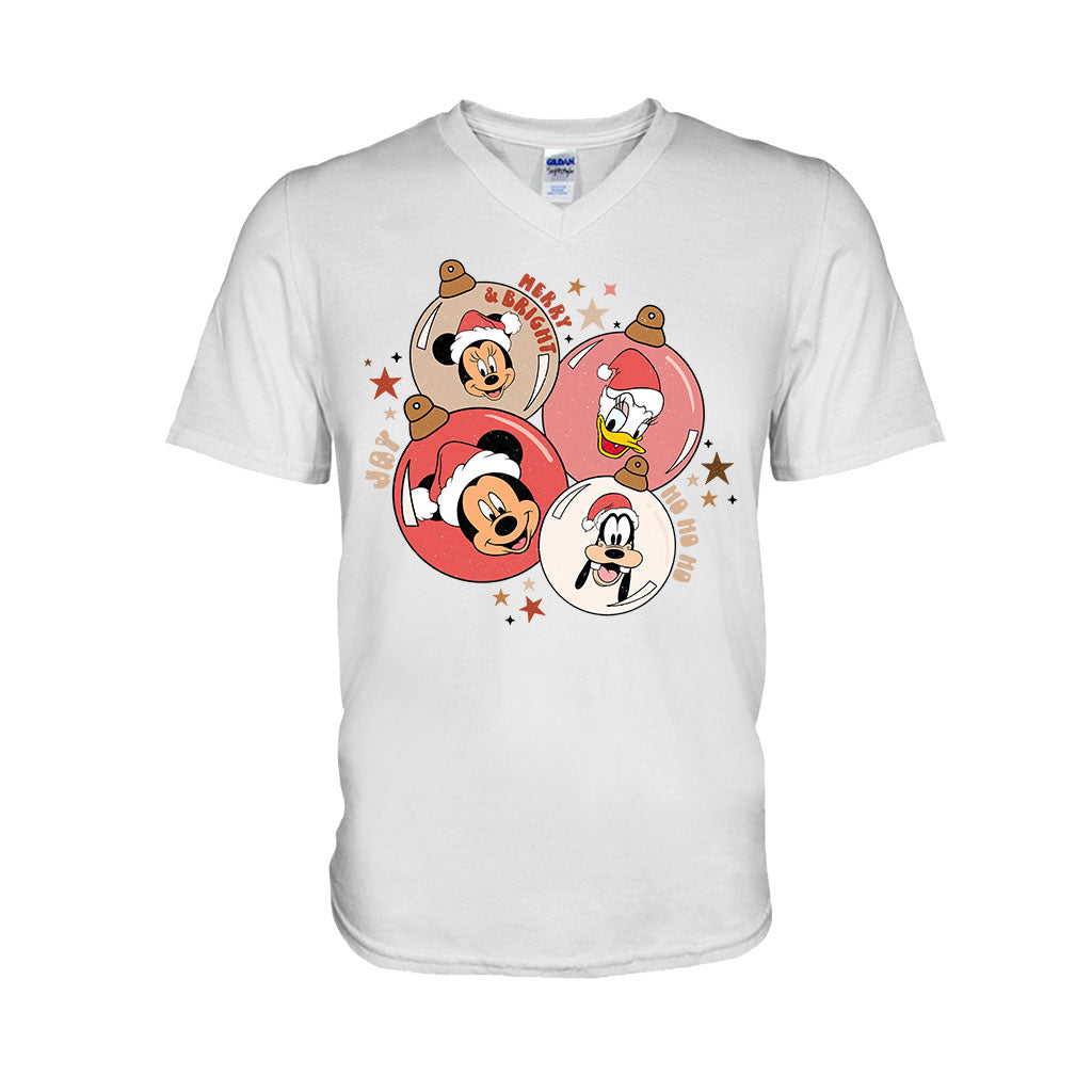 Merry Bright - Christmas Mouse T-shirt and Hoodie