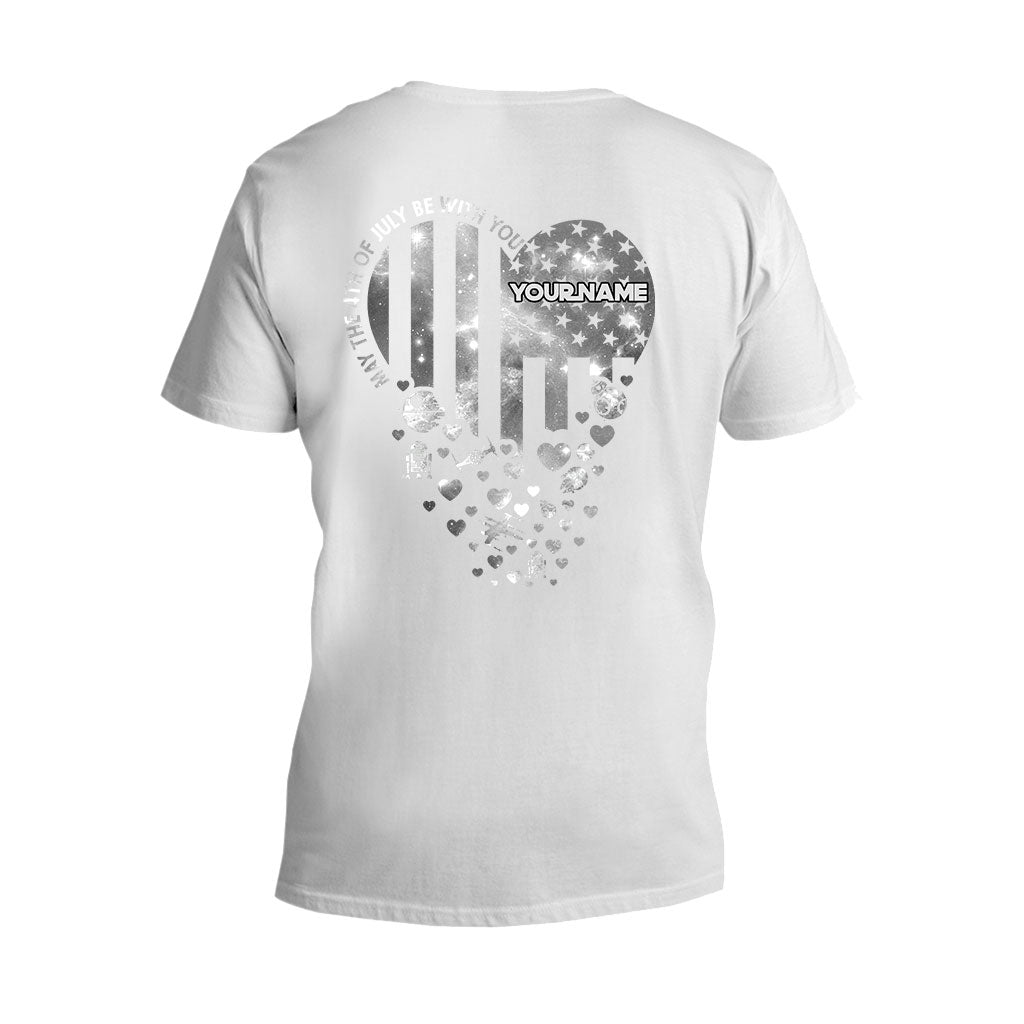 May The 4th Of July Be With You - Personalized Independence Day The Force T-shirt and Hoodie
