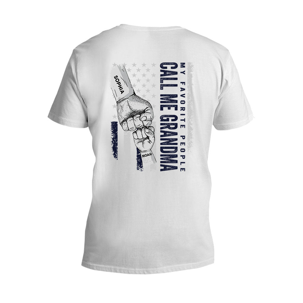My Favorite People Call Me Grandma - Personalized Grandma T-shirt and Hoodie