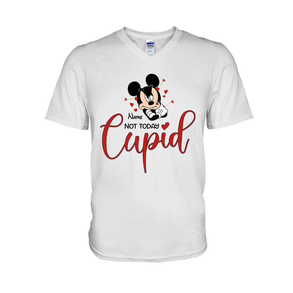 Not Today Cupid - Personalized Valentine Mouse T-shirt and Hoodie