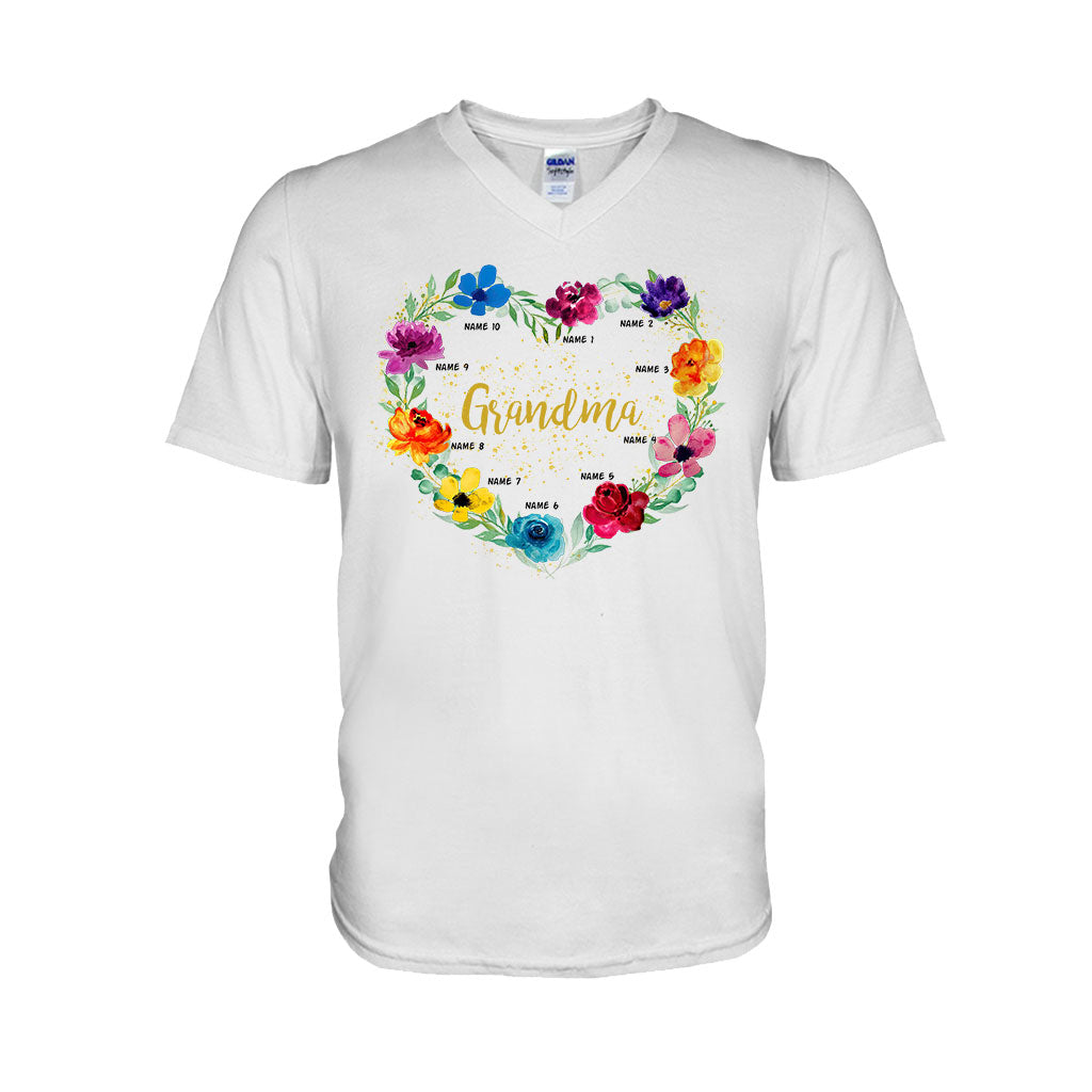 Grandma - Personalized Grandma T-shirt and Hoodie
