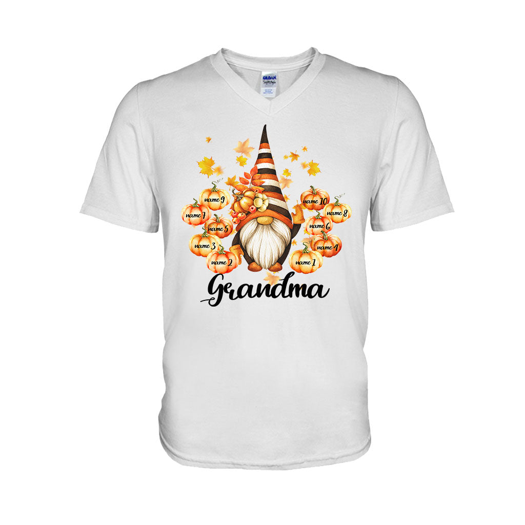 Grandma - Personalized Fall Grandma T-shirt and Hoodie
