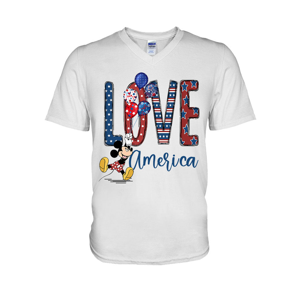 Love - Independence Day Mouse T-shirt and Hoodie