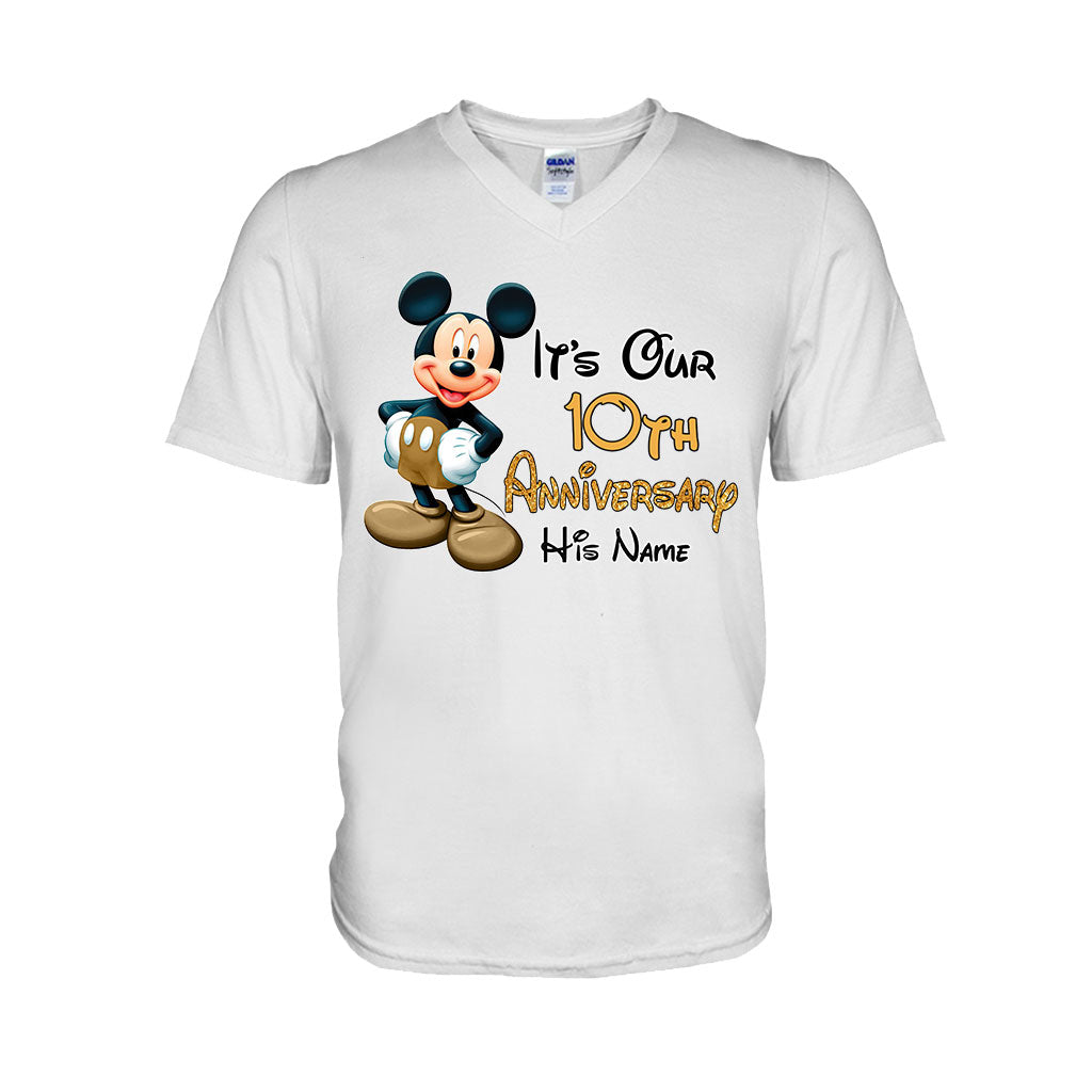 It's Our Anniversary - Personalized Mouse T-shirt and Hoodie