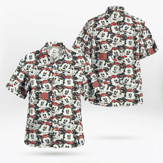 Mouse Pattern Mouse Hawaiian Shirt 0523