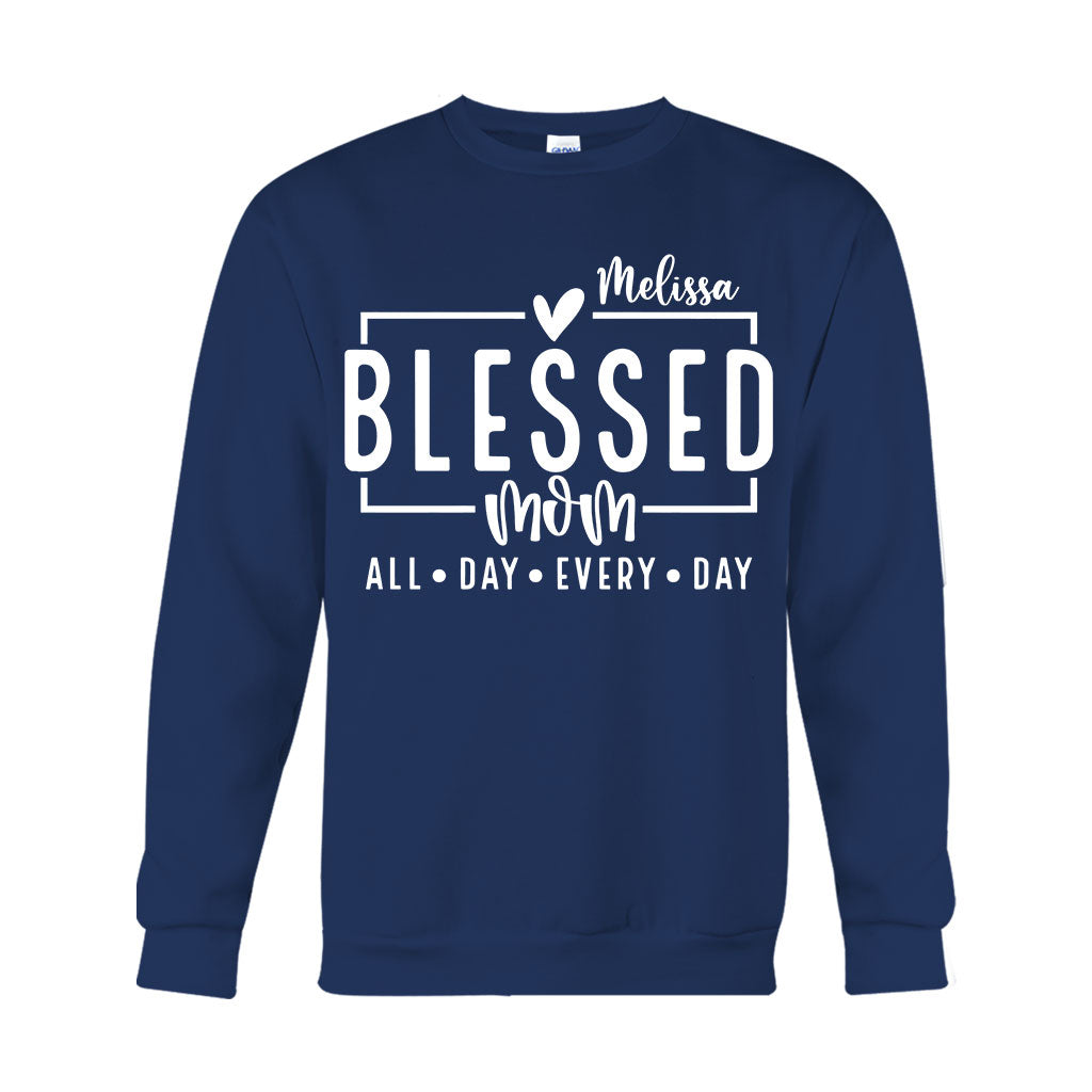 Blessed Mom - Personalized Mother T-shirt And Hoodie