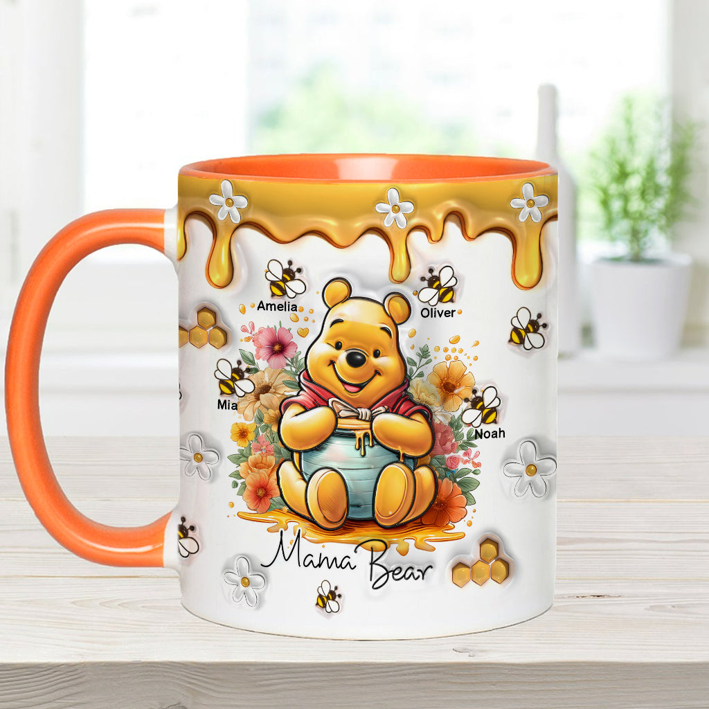 Mama Bear - Personalized Mouse Accent Mug