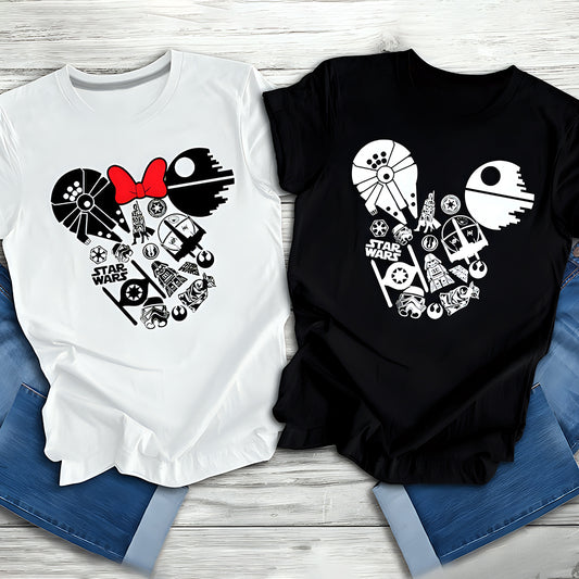 Mouse Ears - Personalized The Force T-shirt And Hoodie