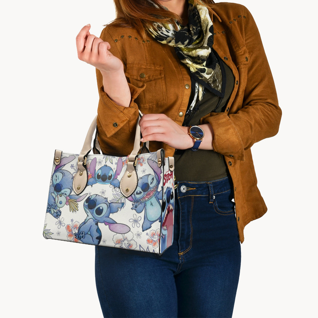 My Blue Dog - Personalized Ohana Leather Handbag