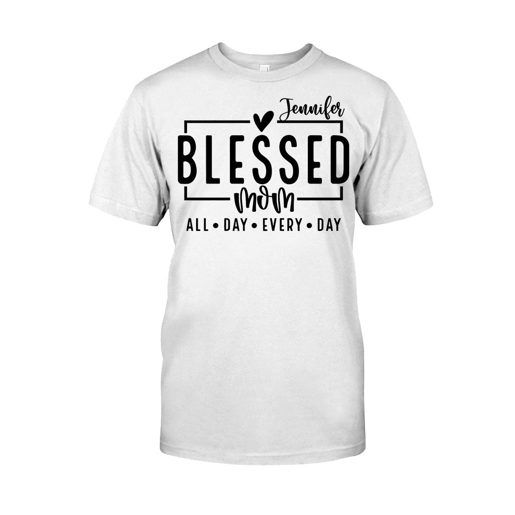 Blessed Mom - Personalized Mother T-shirt And Hoodie