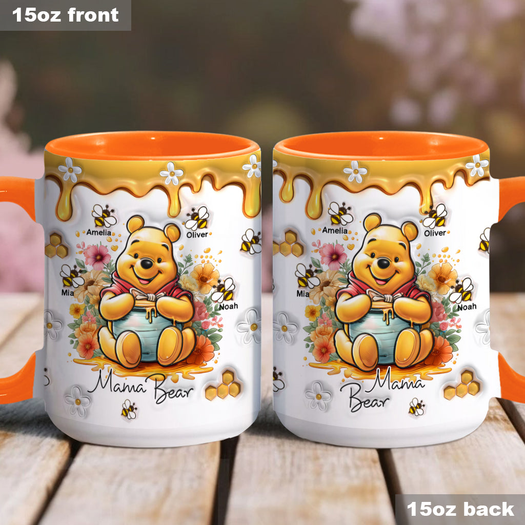 Mama Bear - Personalized Mouse Accent Mug