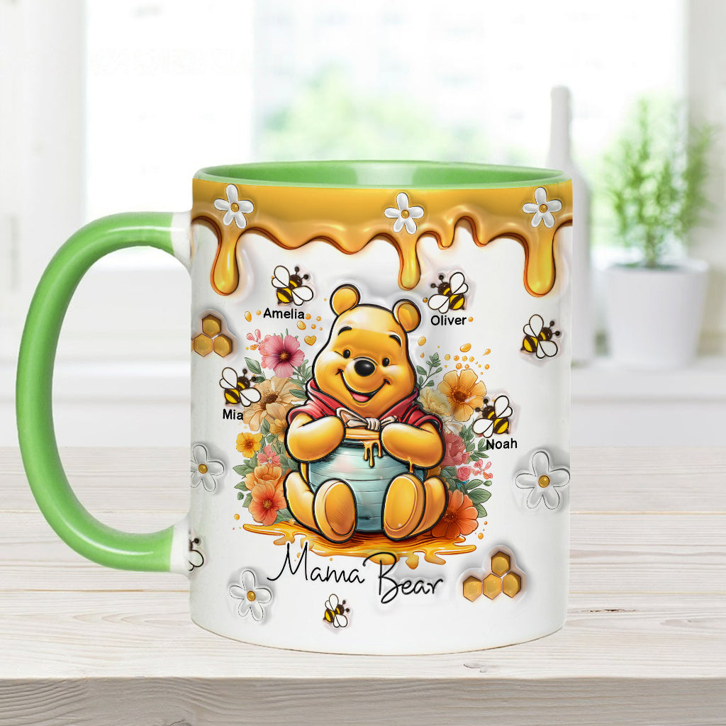 Mama Bear - Personalized Mouse Accent Mug