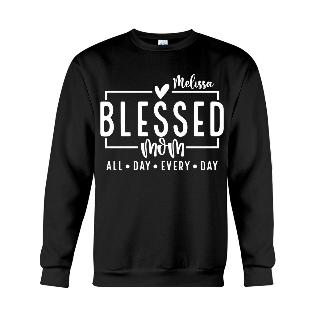 Blessed Mom - Personalized Mother T-shirt And Hoodie