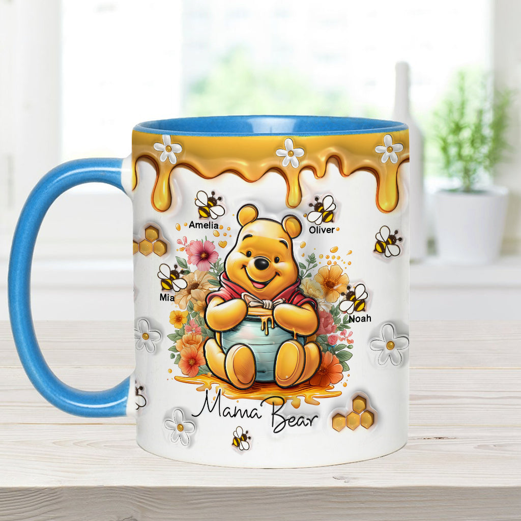 Mama Bear - Personalized Mouse Accent Mug