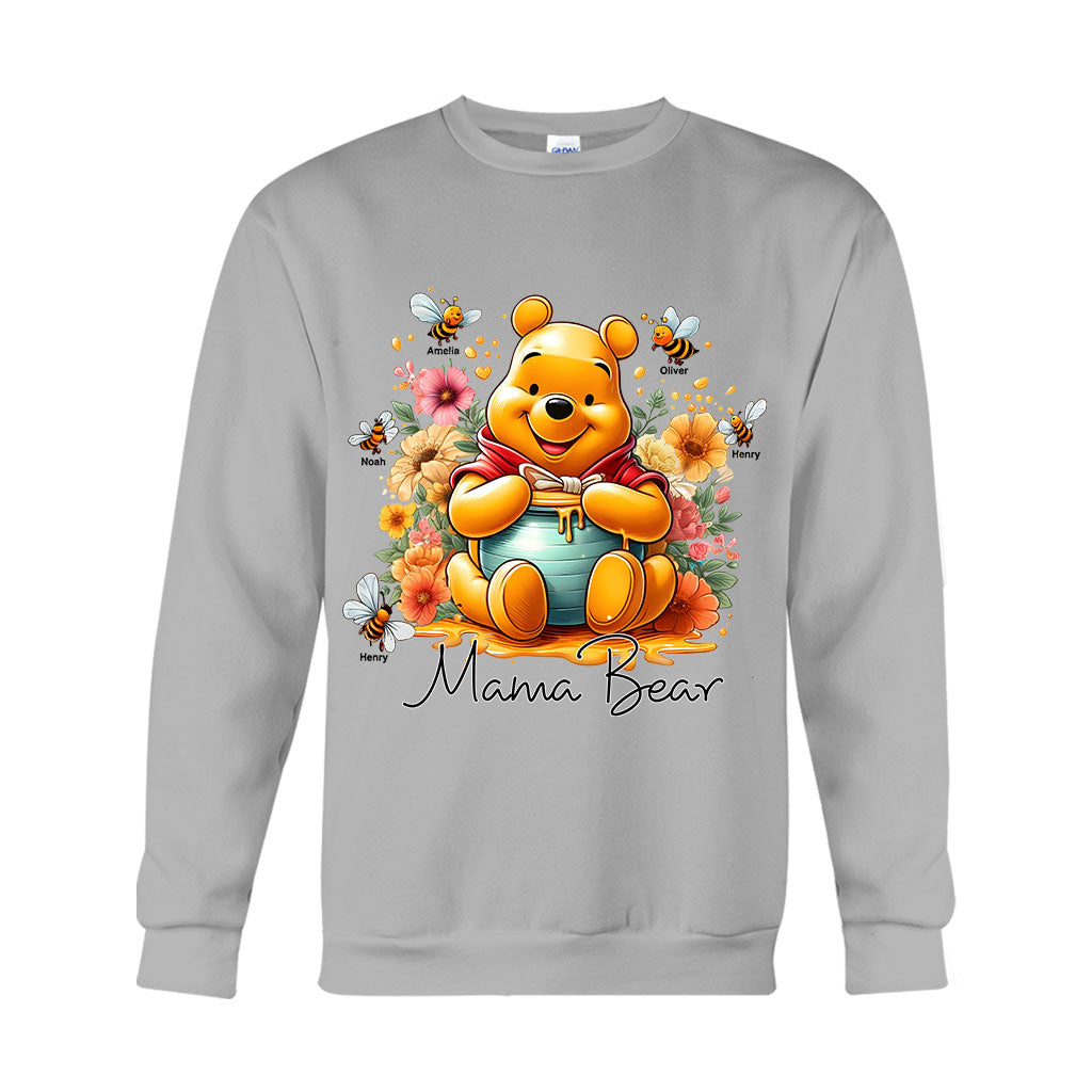 Mama Bear - Personalized Mouse T-shirt And Hoodie