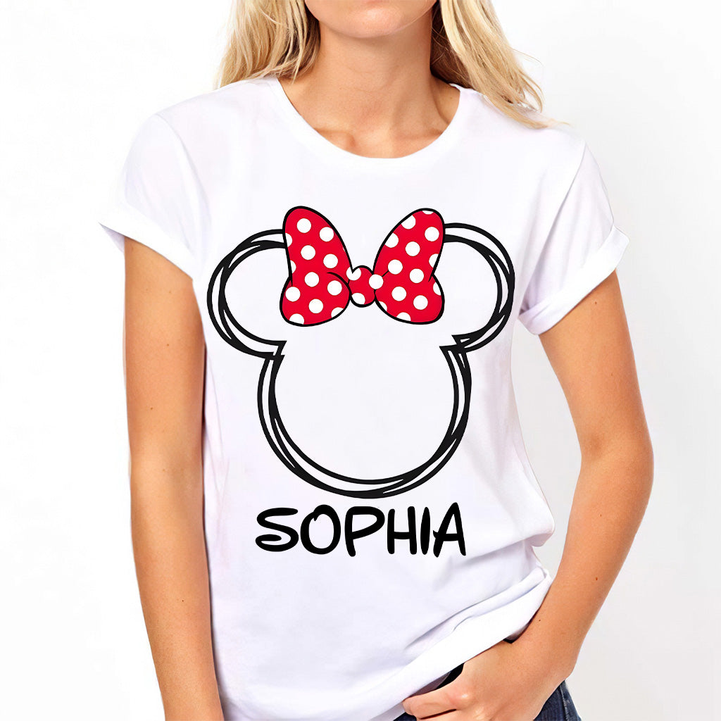 Mouse Couple - Personalized Mouse T-shirt And Hoodie