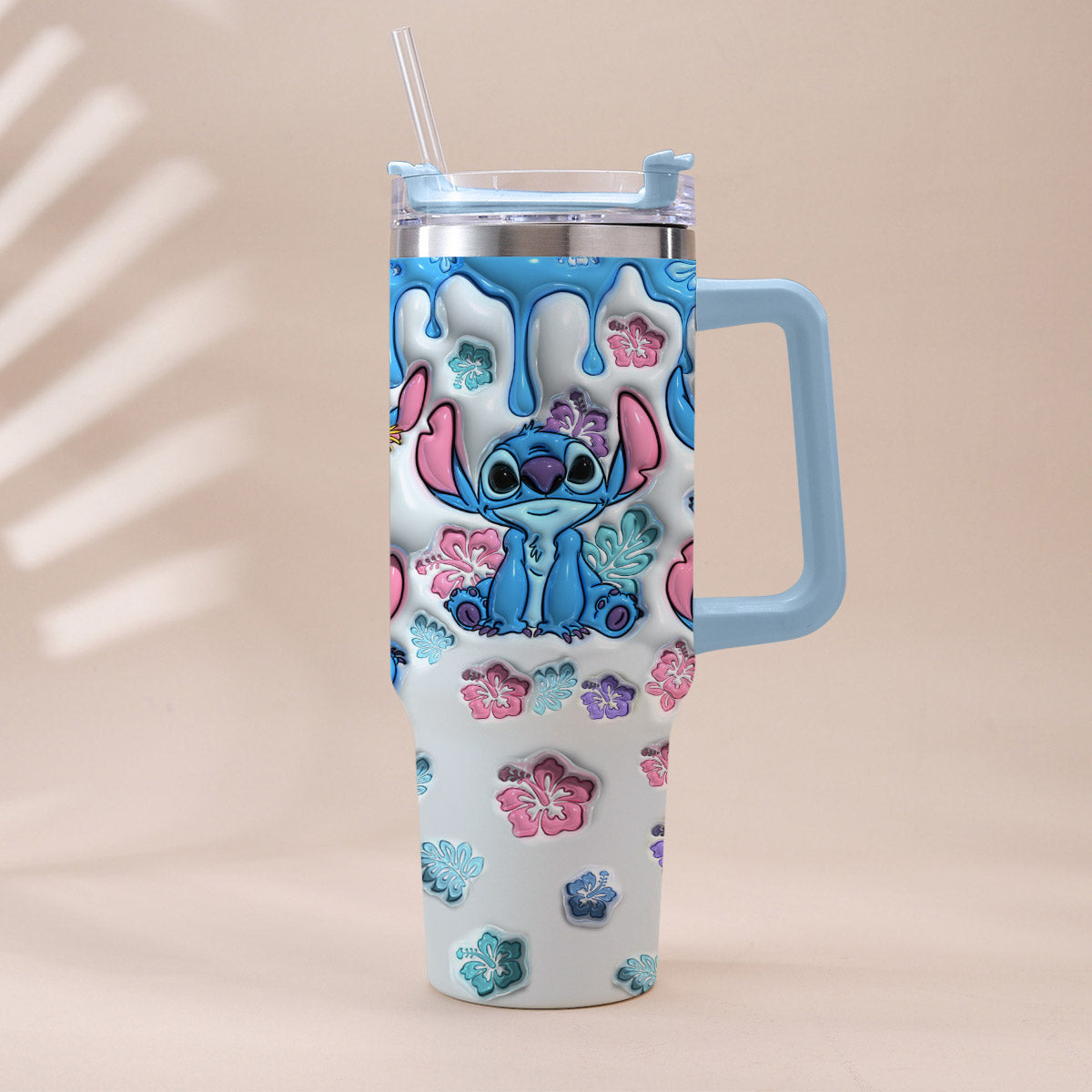 Ohana Means Family - Personalized Ohana Tumbler With Handle