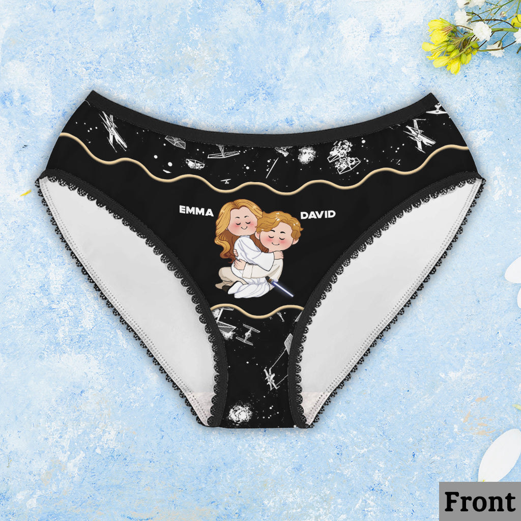 This Is The Way - Personalized The Force Lace Border Women Briefs And Men’s Boxer Briefs