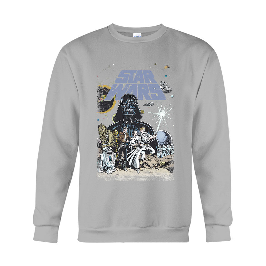 Vintage Characters - The Force T-shirt And Hoodie