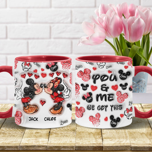 You & Me We Got This - Personalized Mouse Accent Mug