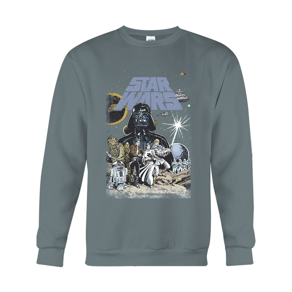 Vintage Characters - The Force T-shirt And Hoodie