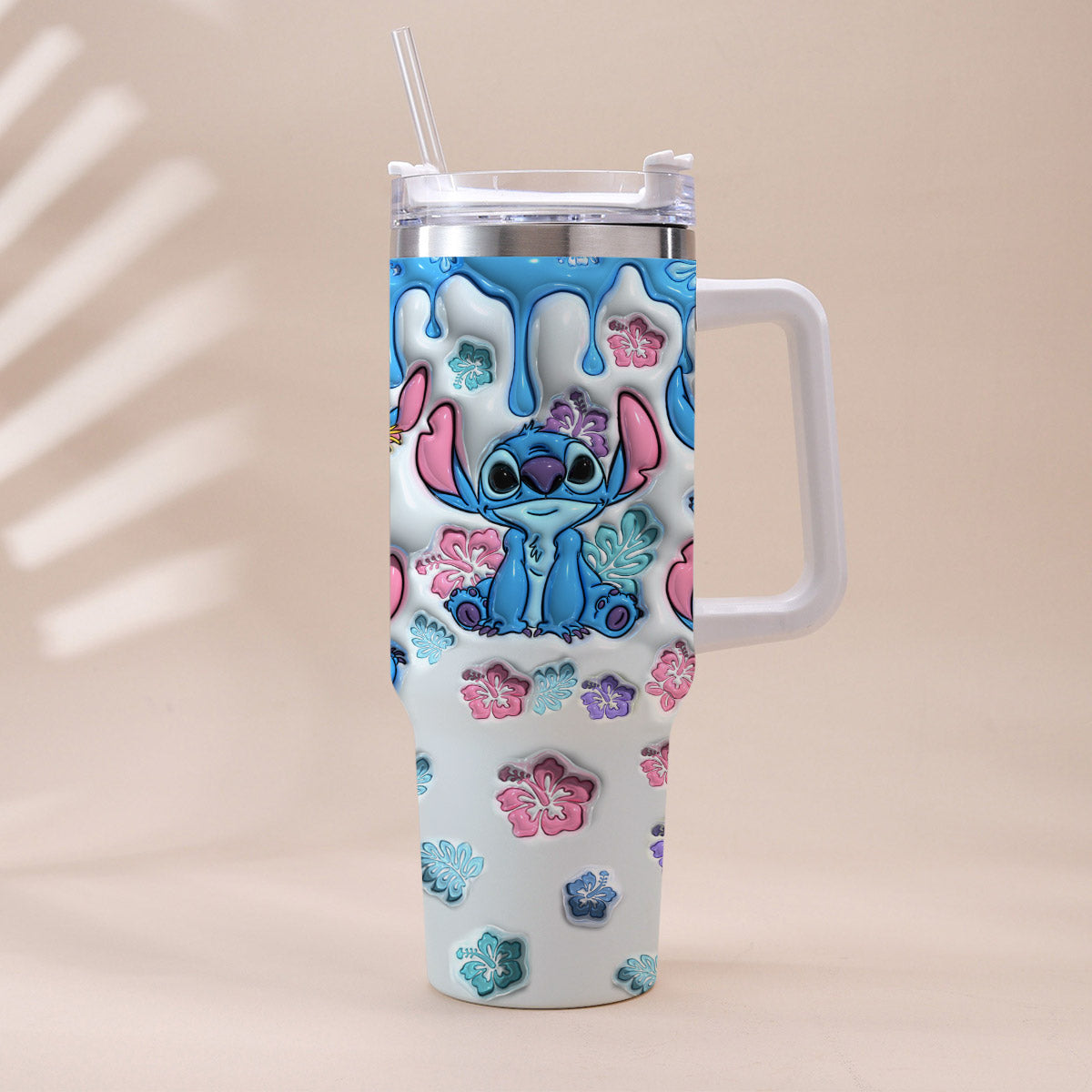 Ohana Means Family - Personalized Ohana Tumbler With Handle