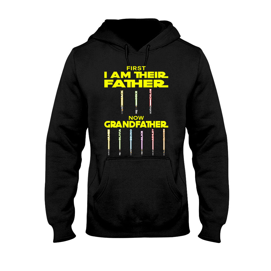 First Father Now Grandfather - Personalized The Force T-shirt And Hoodie