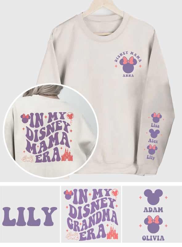 In My Mouse Ears Mom Era - Personalized Mouse All Over Shirt
