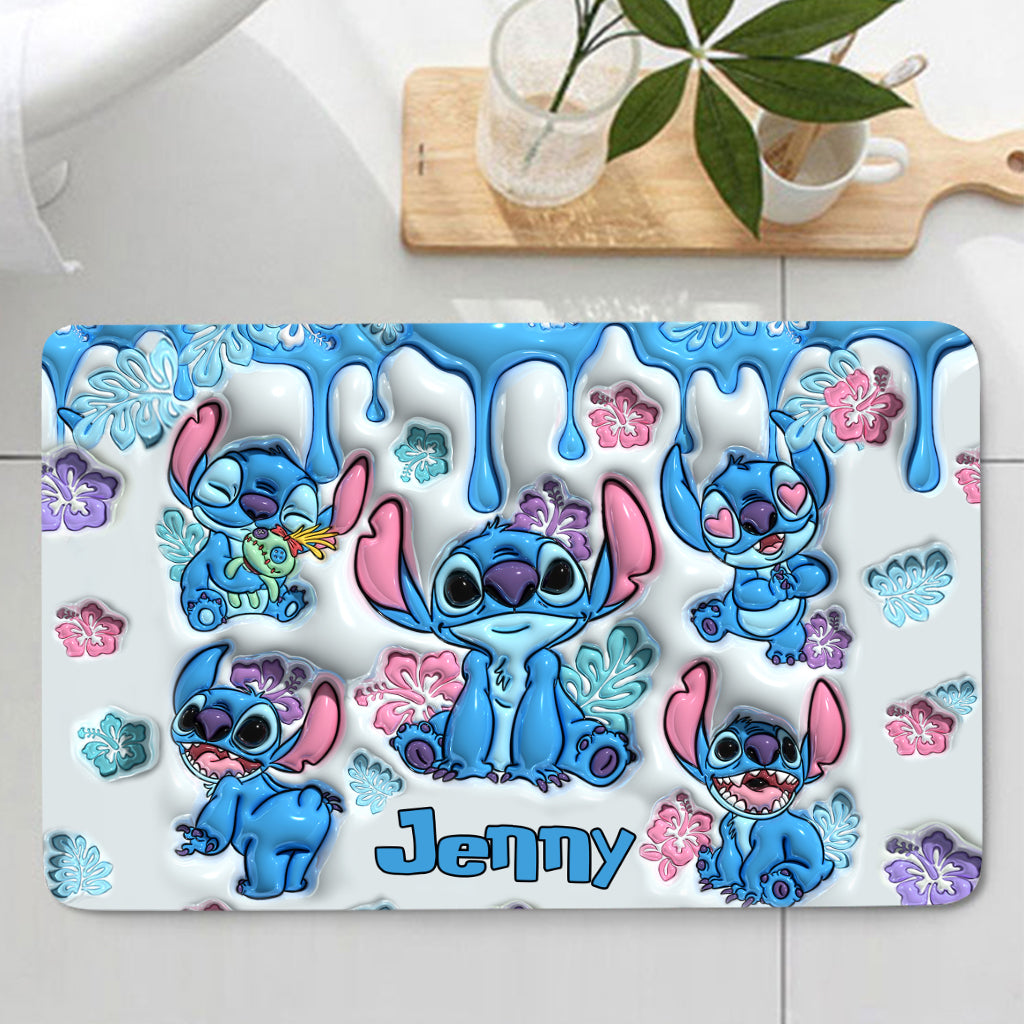 Ohana Means Family - Personalized Ohana Bathroom Curtain & Mats Set