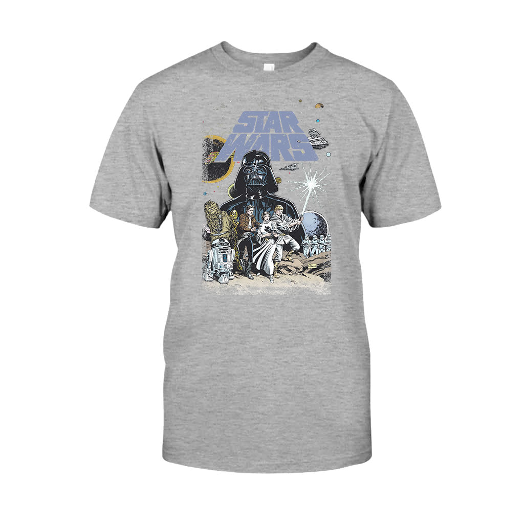 Vintage Characters - The Force T-shirt And Hoodie