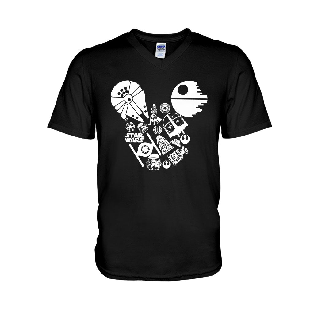 Mouse Ears - Personalized The Force T-shirt And Hoodie