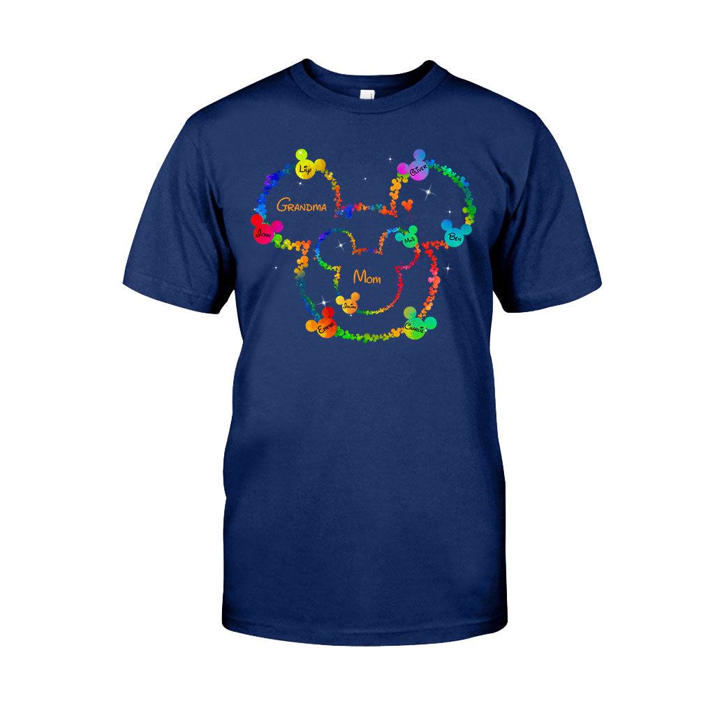 Mom Grandma Love - Personalized Mouse T-shirt And Hoodie