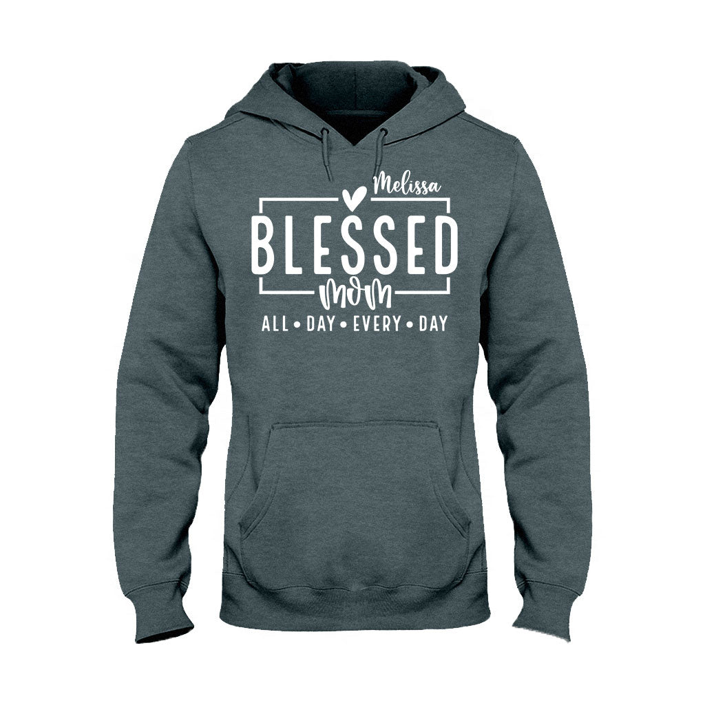 Blessed Mom - Personalized Mother T-shirt And Hoodie